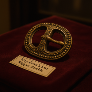 Napoleons linke Hausschuhschnalle – angeblich echt!