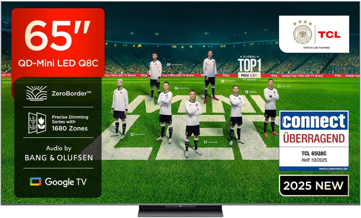 TCL QM7K 65" Mini-LED – 4K, 120 Hz, Google TV